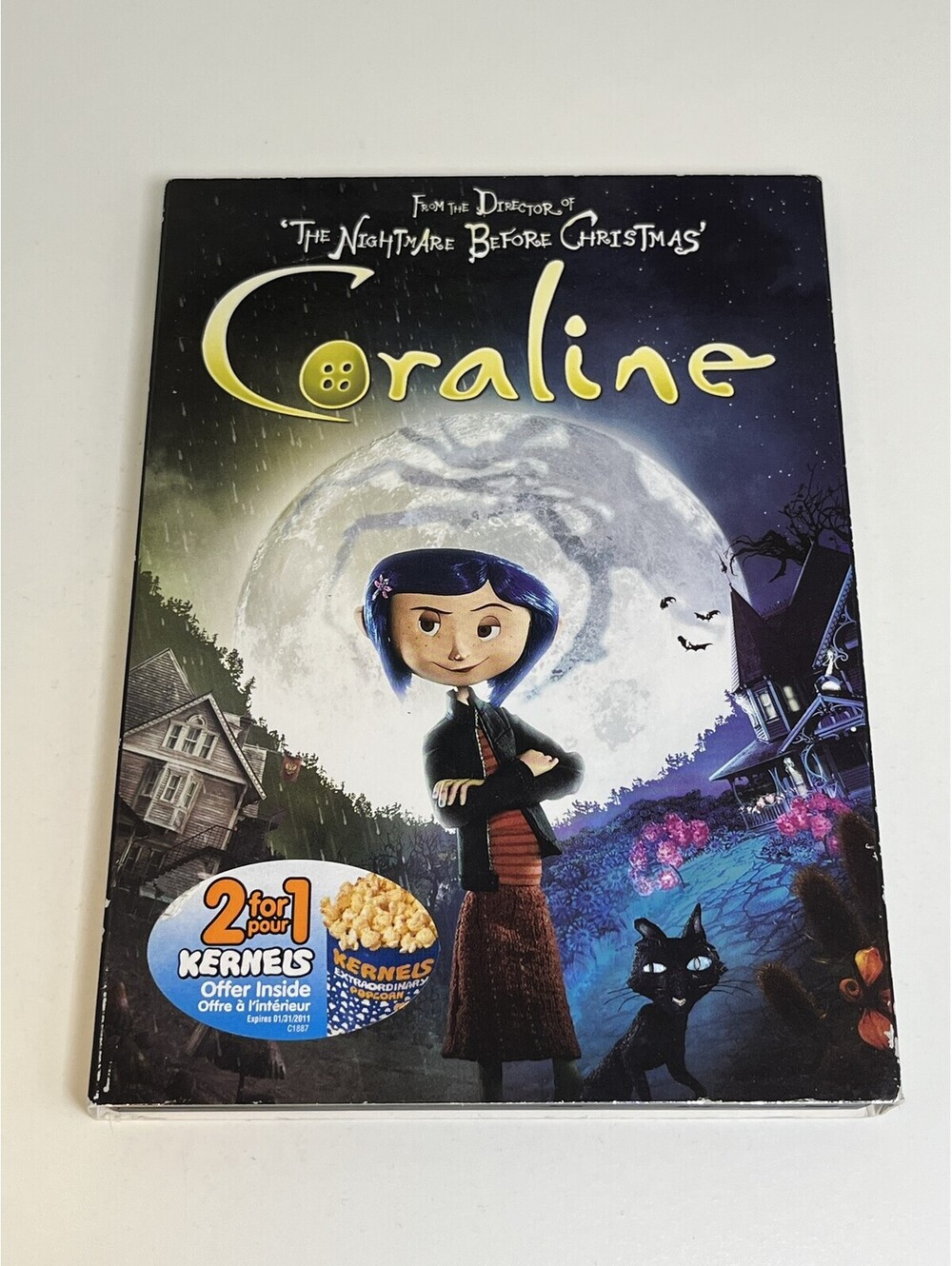 Coraline 2-Disc Collector's Edition DVD with 3D Glasses